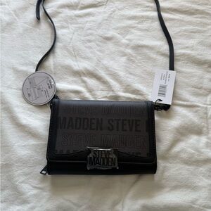 Steve Madden Black Belt Bag